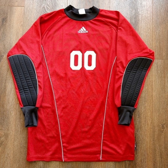 Adidas Soccer Goal Keeper Jersey Red Size Medium - Picture 6 of 7